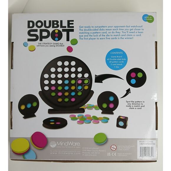 MindWare Double Spot THE STRATEGY GAME that will have you seeing Double * - Picture 2 of 4
